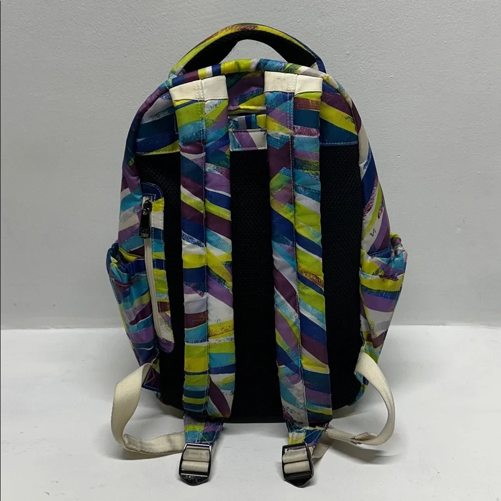 Lug Hopper Backpack Carrying School Travel Bag Colorful Stripes Brushstroke Rare